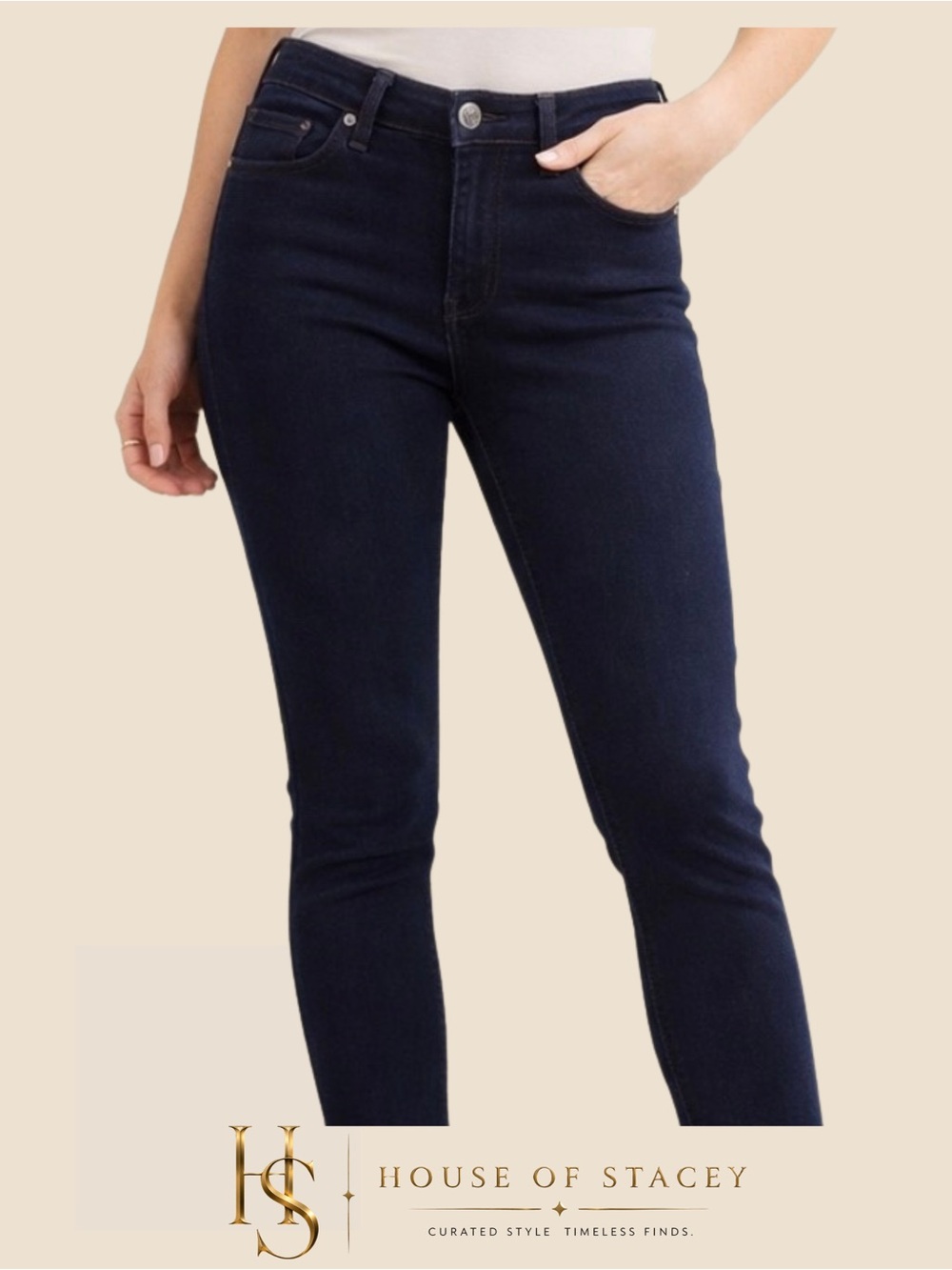 DG2 by Diane Gilman Dark Wash Skinny Jeans – Size 2